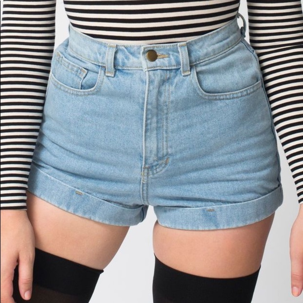 American Apparel High Waisted Shorts